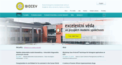 Desktop Screenshot of biocev.eu